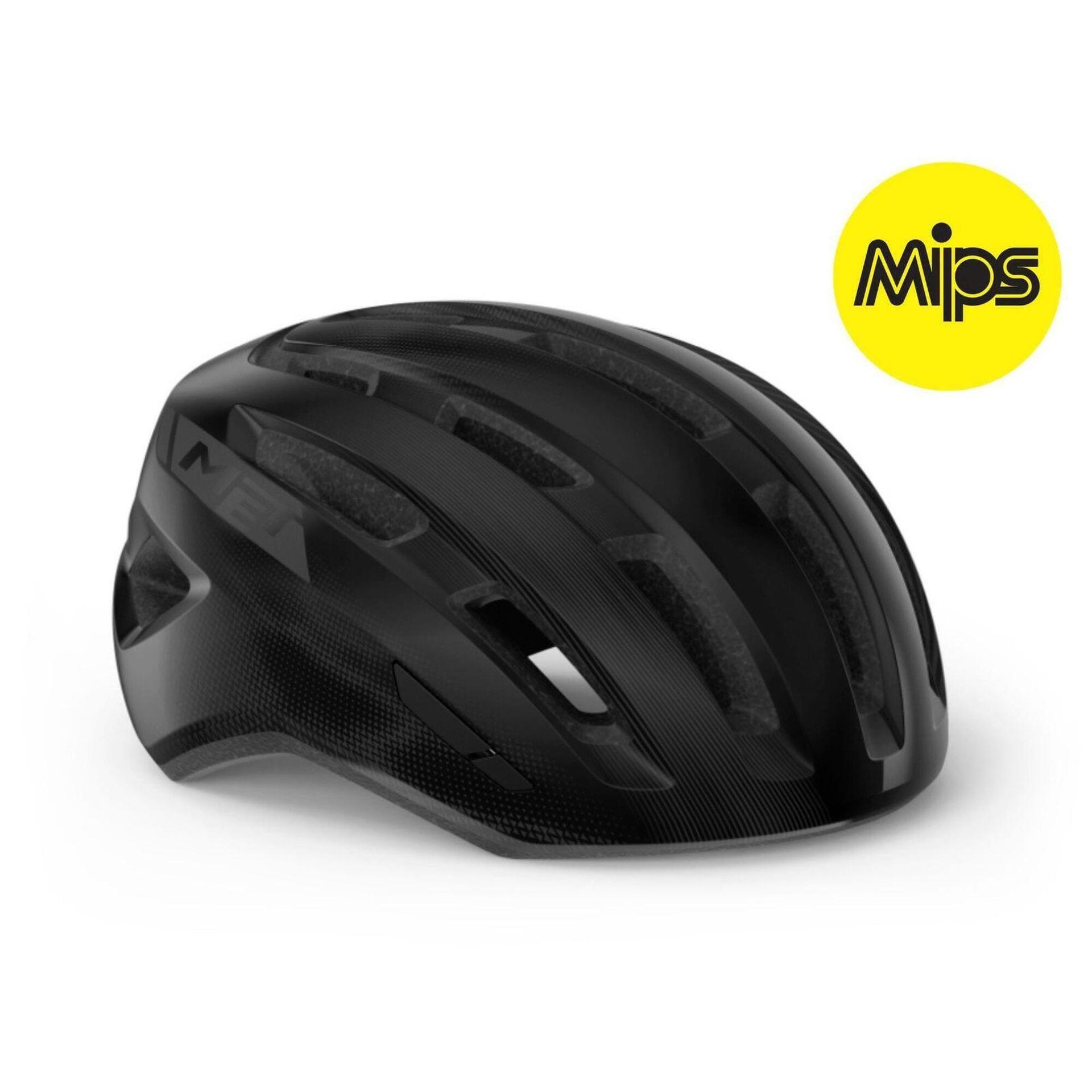 MET Miles MIPS Helmet, czarny M | 52-58cm 2022 Kaski miejskie i trekkingowe 57003406
