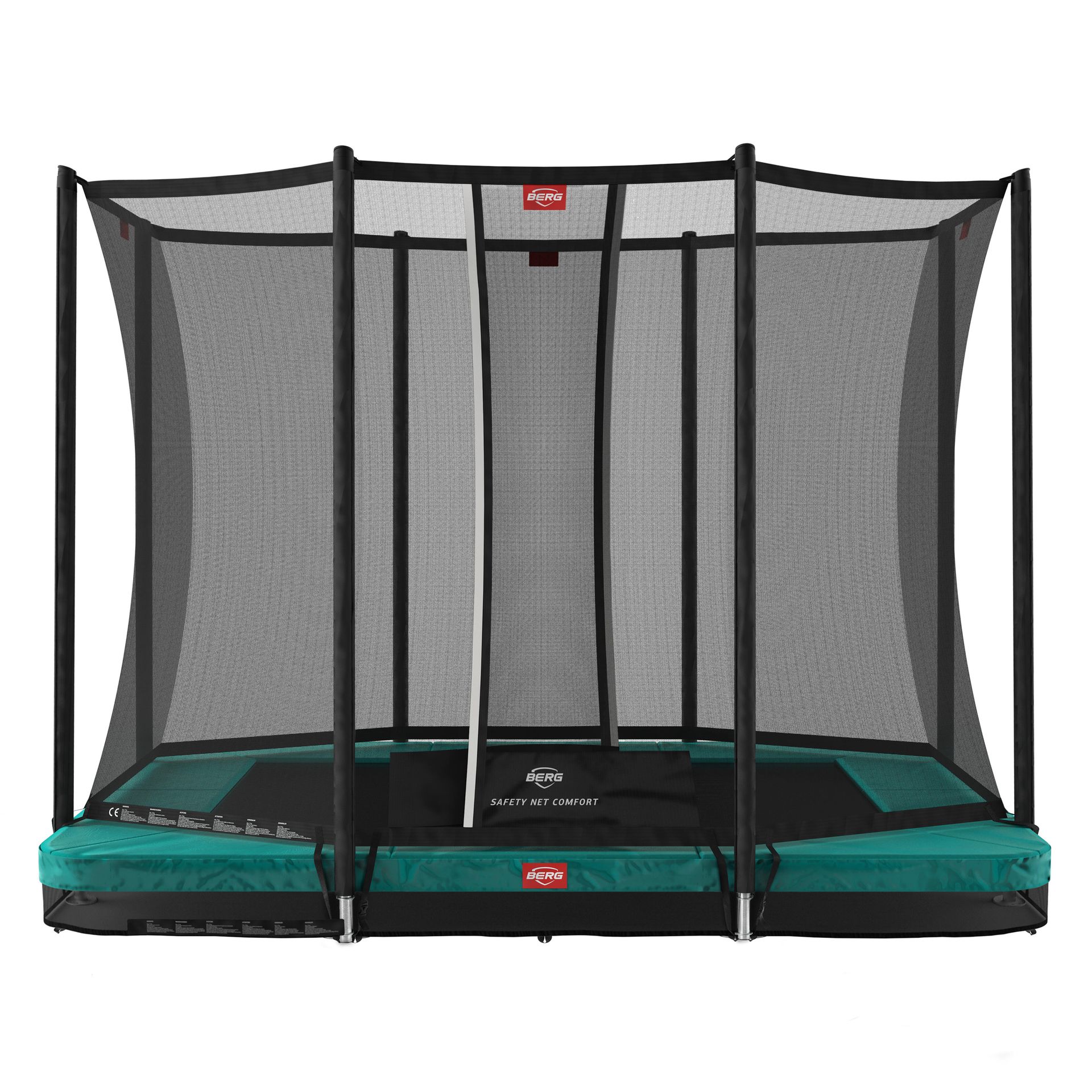 Berg Ultim Favorit InGround 280 Black + Safety Net Comfort grün BT-32.23.62.70