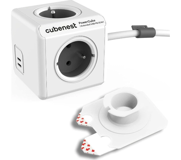 Cubenest PowerCube Extended PC435 USB PD 35W 1,5m Szary