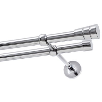 Karnisz DECASTYL Stożek Podwójny 480 cm Chrom