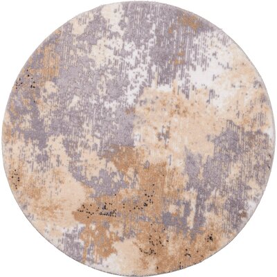 Dywan wewnętrzny MULTIDECOR Loren Print 507871 80 cm Beżowo-szary