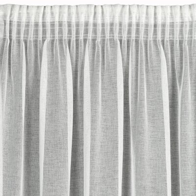 Firana gotowa EUROFIRANY Dani 140 x 270 cm Biały