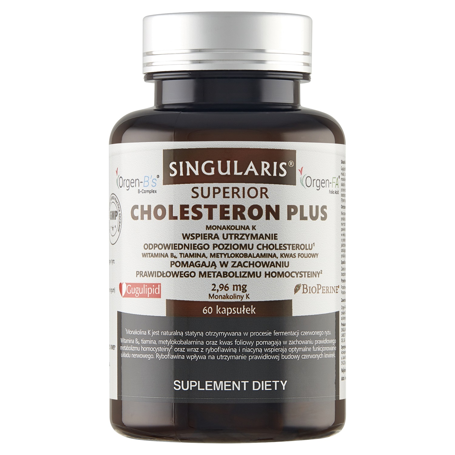 SINGULARIS Cholesteron Plus, 60kaps.