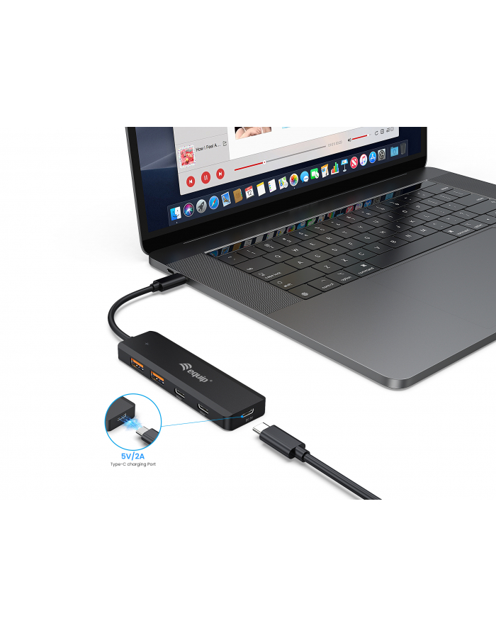 Equip USB-Hub 4-Port 3.2/C 2xUSB-C 2xUSB-A 10Gbps 128966