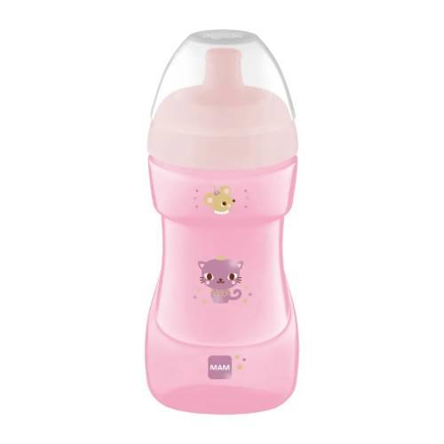 MAM 12m+ Kubek niekapek Sport Cup 330ml RÓŻOWY