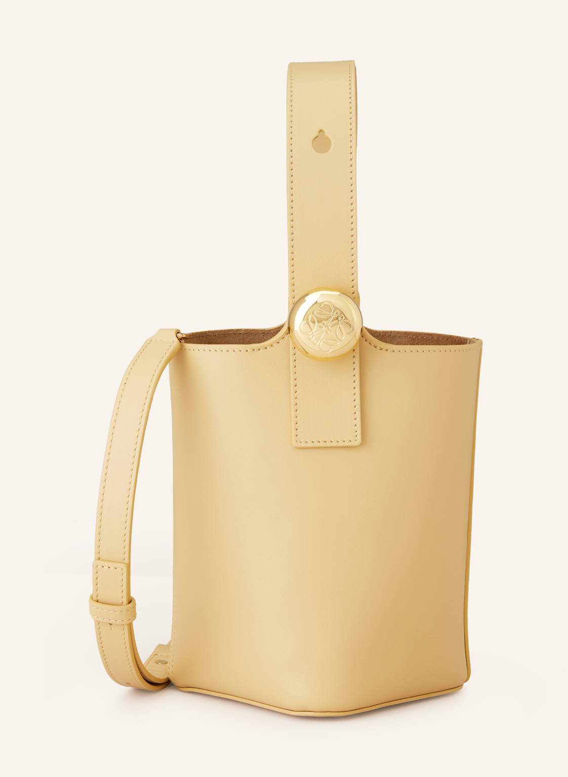 Loewe Torebka Pebble Bucket Mini gelb