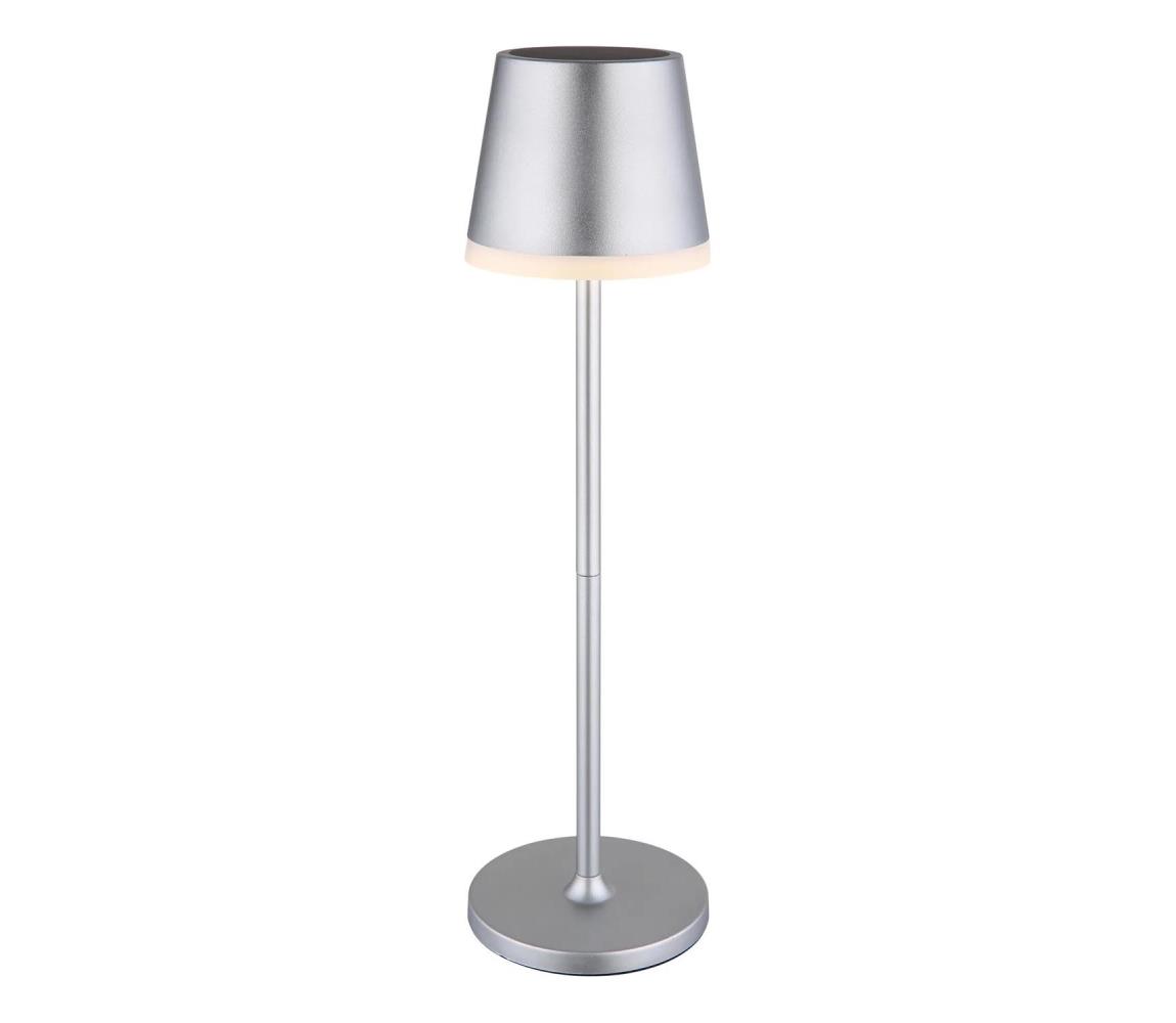 Globo 36637SM - LED Oświetlenie solarne LED/0,6W/3V 3000K IP44 matowy chrom