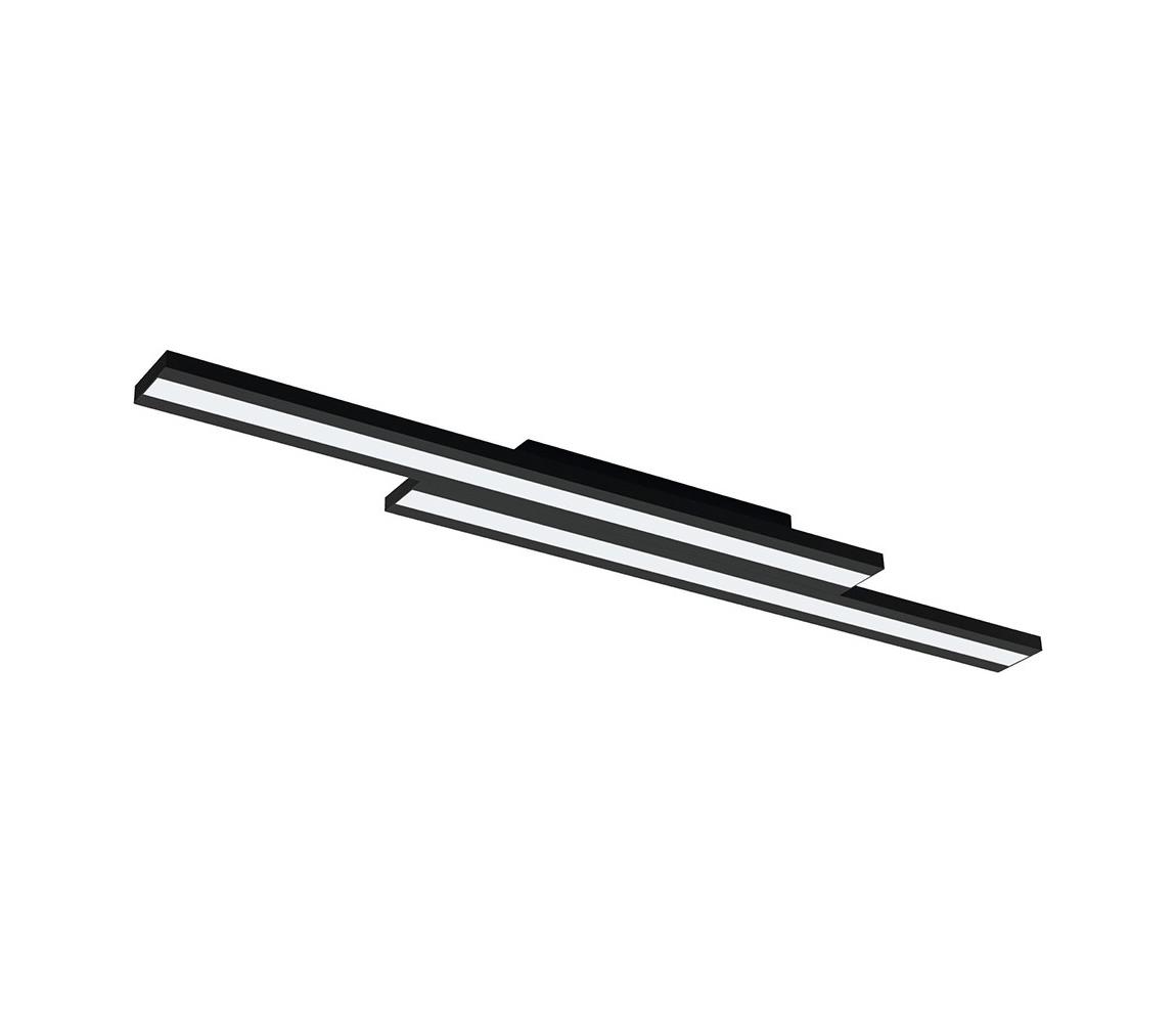 Eglo 31715 - Ściemnialna lampa sufitowa RGBW SALITERAS-Z 20,4W/230V czarny