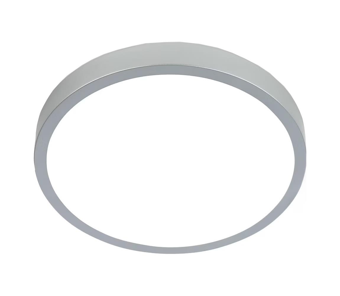 Briloner 3709-014 - LED RGBW Ściemn. Plafon LED/22W/230V srebrny + pilot