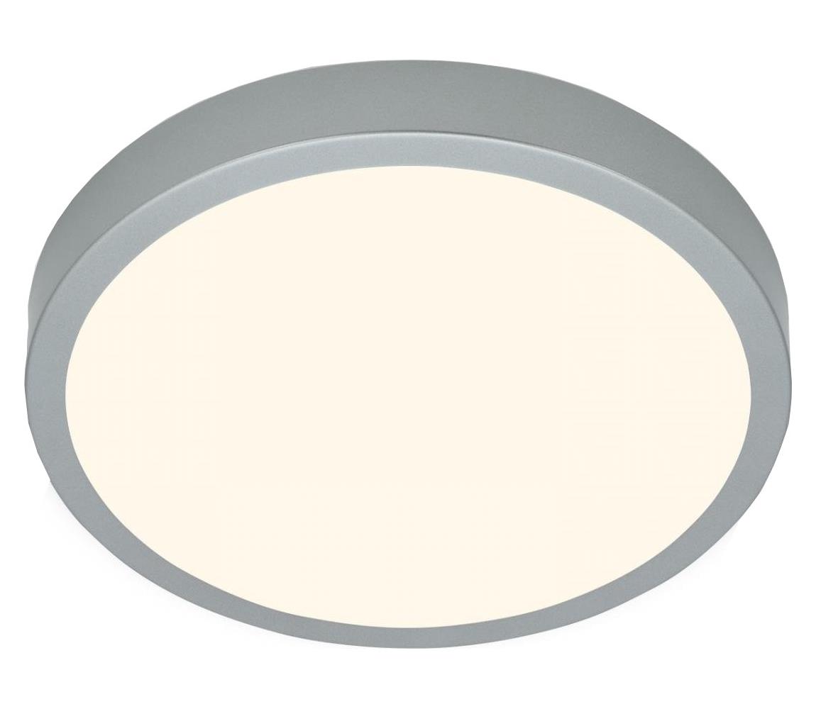 Briloner 3703-014-LED Plafon RUNA LED/24W/230V 3000K pr.38 cm srebrny