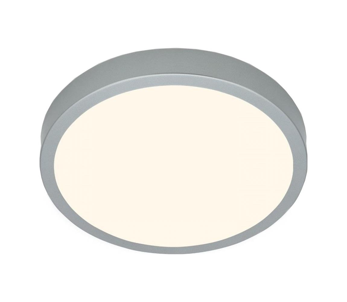 Briloner 3700-014-LED Plafon RUNA LED/16W/230V 3000K śr. 28cm srebrny