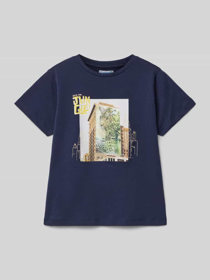 T-shirt z okrągłym dekoltem