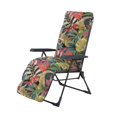 Fotel ogrodowy składany Floryda K1 kwiaty 59 x 81 x 104 cm