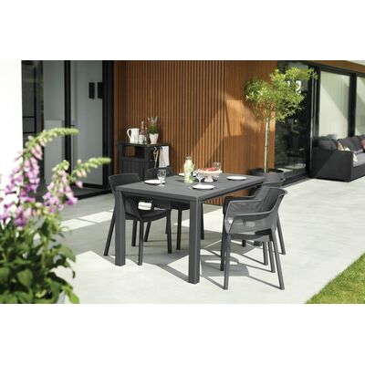 Stół Julie 147 x 90 x 74,5 cm grafitowy