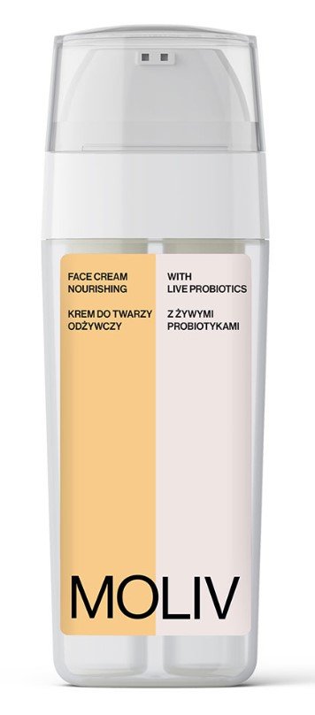 MOLIV Odżywczy krem do twarzy z żywymi probiotykami 30ml