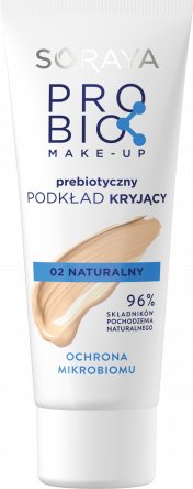 Soraya Probio Make-up prebiotyczny podkład kryjący do twarzy 02 naturalny 30 ml
