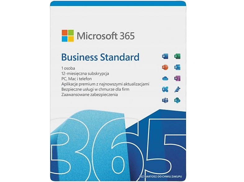 Kod aktywacyjny MICROSOFT 365 Business Standard 1 rok
