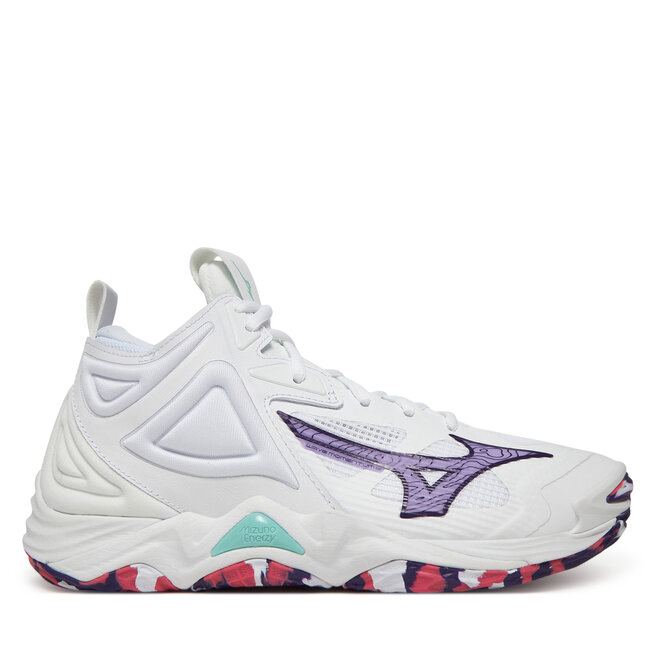 Buty halowe Mizuno Wave Momentum 3 Mid V1GC2317 Biały