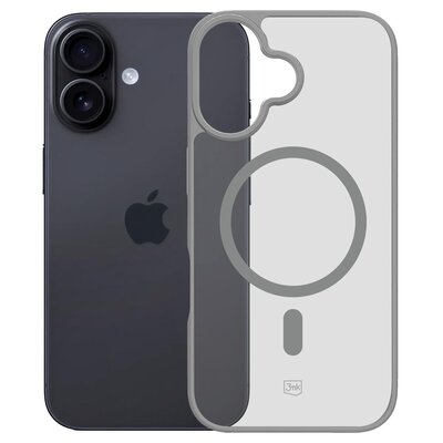 Etui 3MK Colorfull Guardx MagCase do Apple iPhone 16 Szary
