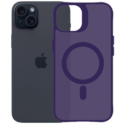 Etui 3MK Smoke Guardx MagCase do Apple iPhone 15 Fioletowy