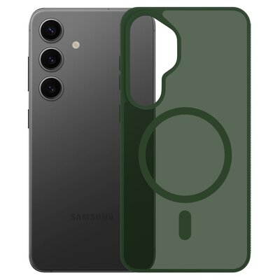 Etui 3MK Smoke Guardx MagCase do Samsung Galaxy S25 Zielony