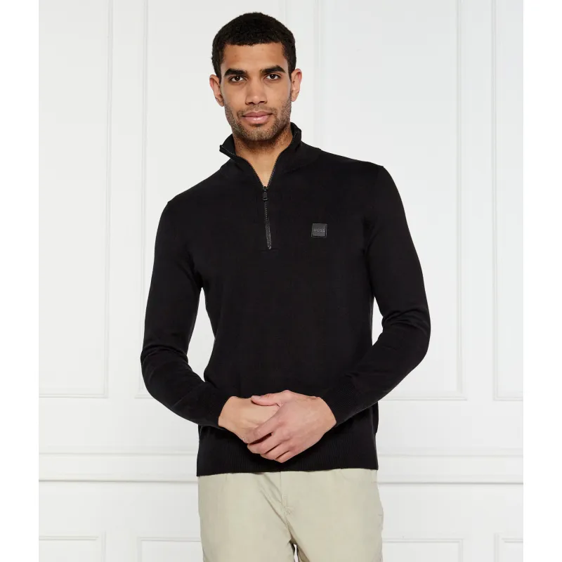 BOSS ORANGE Sweter Kanobix_S | Regular Fit | z dodatkiem kaszmiru