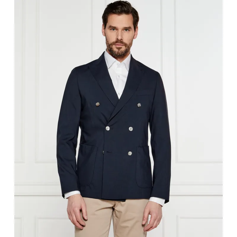 BOSS BLACK Wełniana marynarka C-Hanry-DB-252 Slim Fit stretch