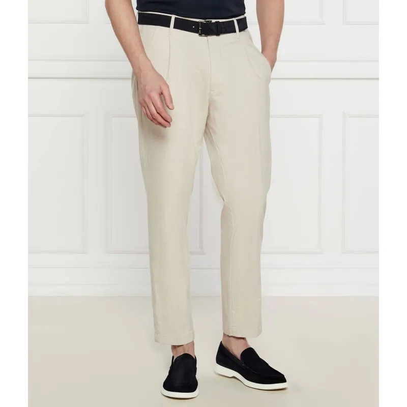 Joop! Jeans Spodnie Hanson | Loose fit | z dodatkiem lnu