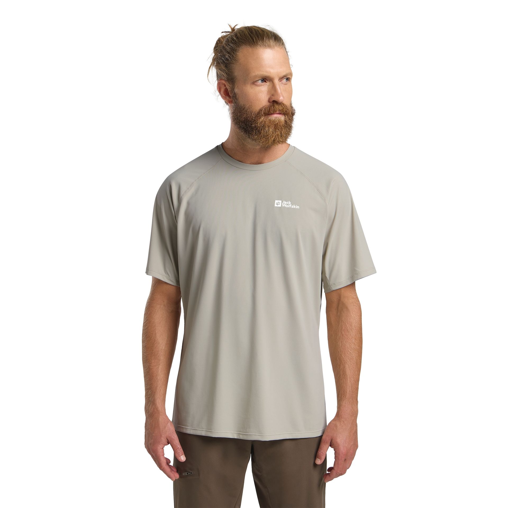 Męska koszulka z krótkim rękawem Jack Wolfskin PRELIGHT SWIFT T M seal - S