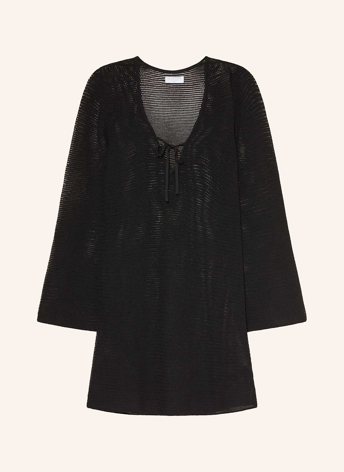 Seafolly Sukienka Plażowa schwarz