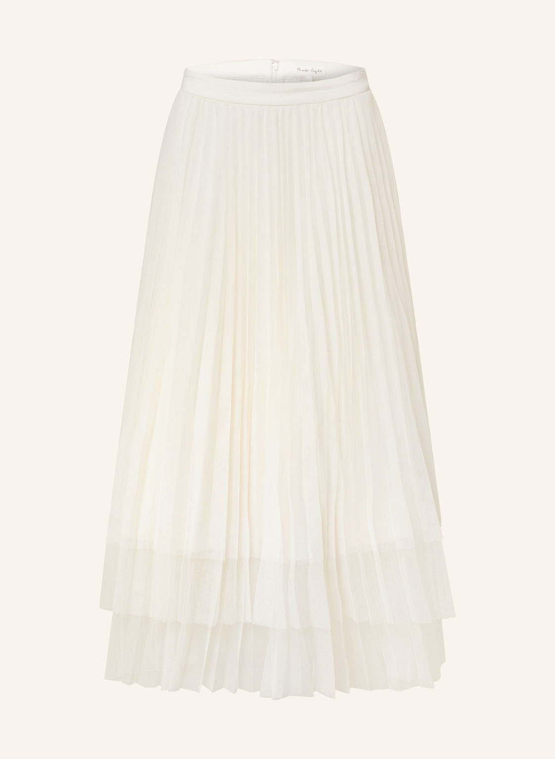 Phase Eight Spódnica Plisowana weiss