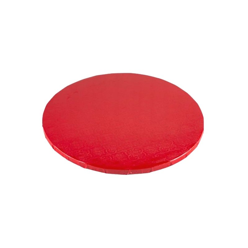 Podkład do tortu czerwony 35 cm Modecor gruby mocny stabilny sztywny