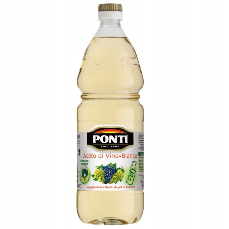 Ocet winny Aceto di Vino Bianco 1l Ponti ocet z białego wina 1 litr włoski