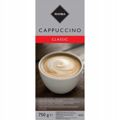 Cappuccino Classic 750g - Rioba klasyczne cappucino jakość