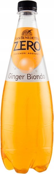 Napój gazowany lemoniada imbir bez cukru Ginger Biondo Zero San Benedetto