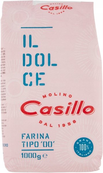 Mąka cukiernicza do ciast słodkich Farina 00 Dolci 1kg Casillo włoska
