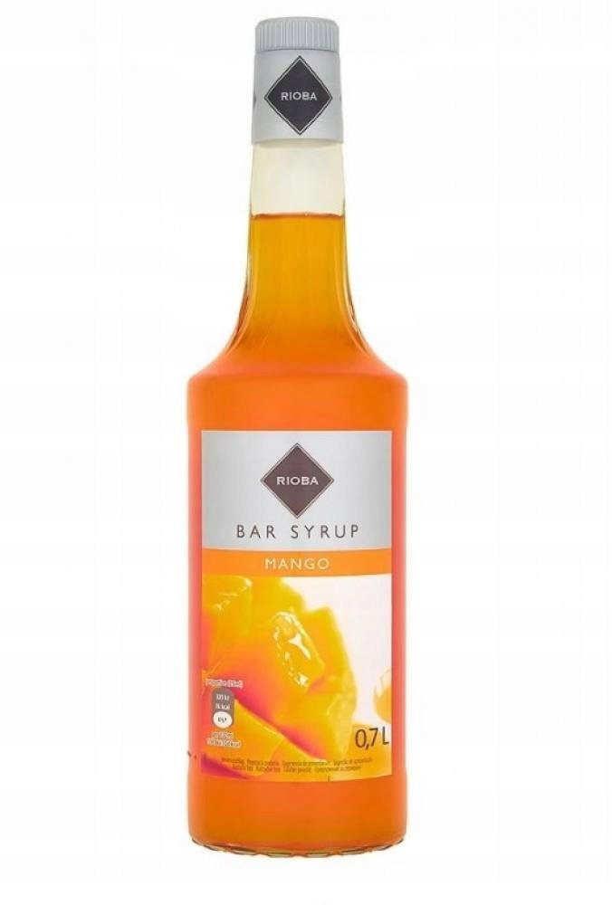 Syrop barmański Mango Rioba 0,7 l 700 ml profesjonalny do drinków napoi