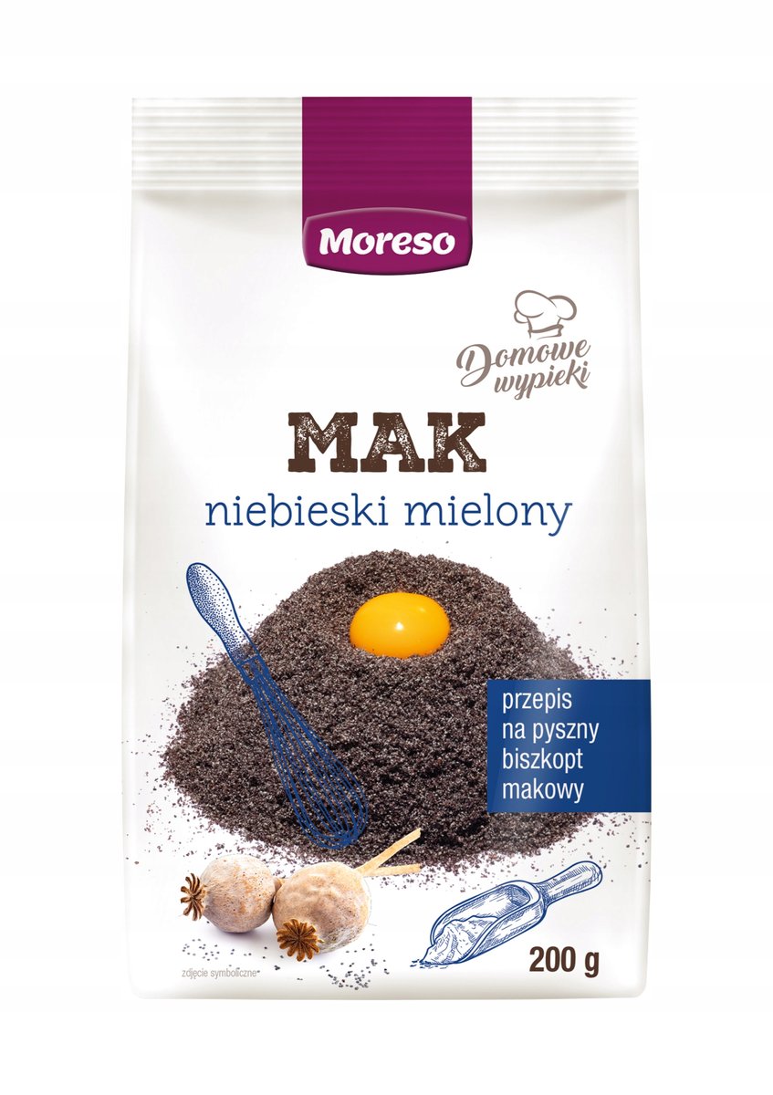 MOR. MAK NIEBIESKI MIEL. 200G