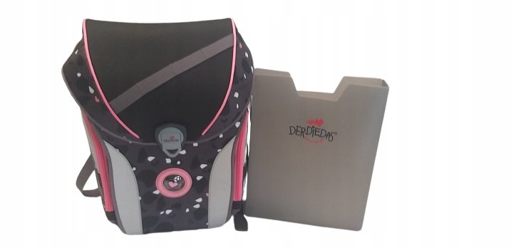 DERDIEDAS TORNISTER SZKOLNY PINK PAND ERGONOMICZNY