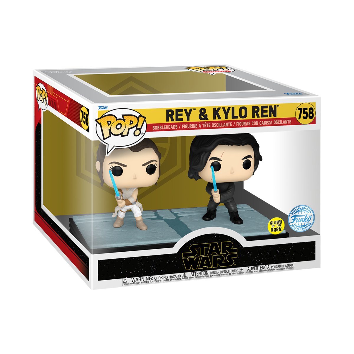 FUNKO POP!, POP Moments: Star Wars- Kylo & Rey(GW)