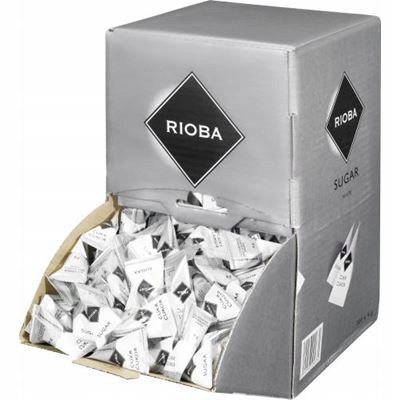 Cukier biały Rioba 1 kg do kawy pakowany sasz 200x