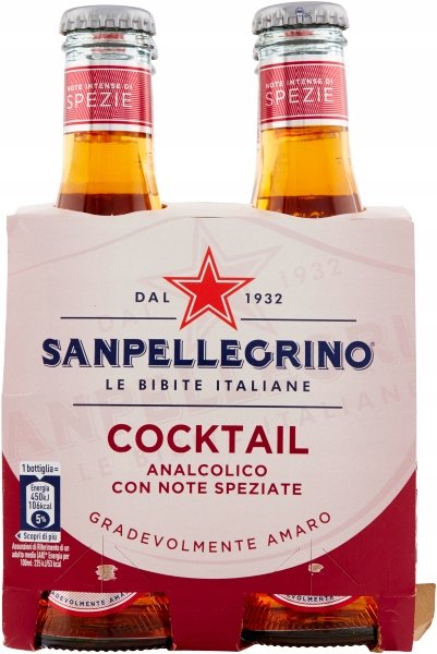 San Pellegrino Cocktail 4x200ml szklana butelka