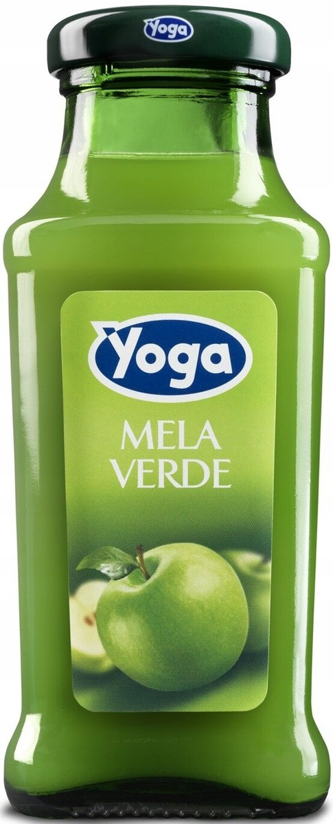 Napój zielone jabłko Yoga szklana butelka