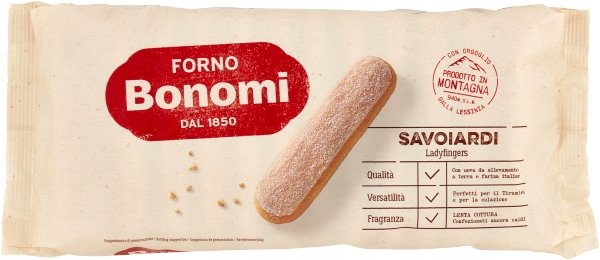 Biszkopty Savoiardi 200g - Bonomi do tiramisu włoskie do deserów