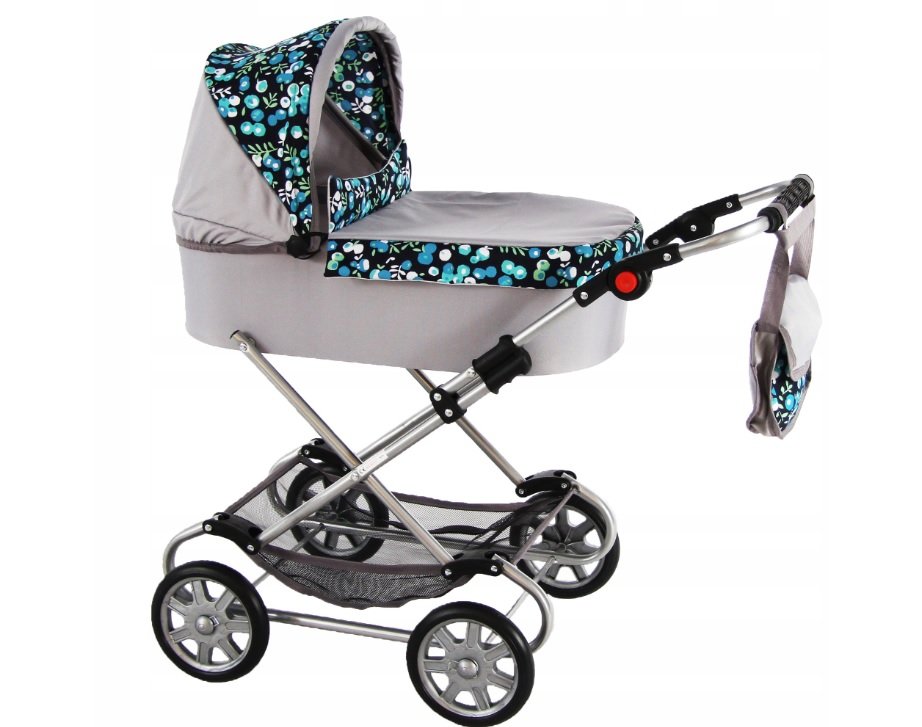 Wózek głęboki dla lalek z akcesoriami