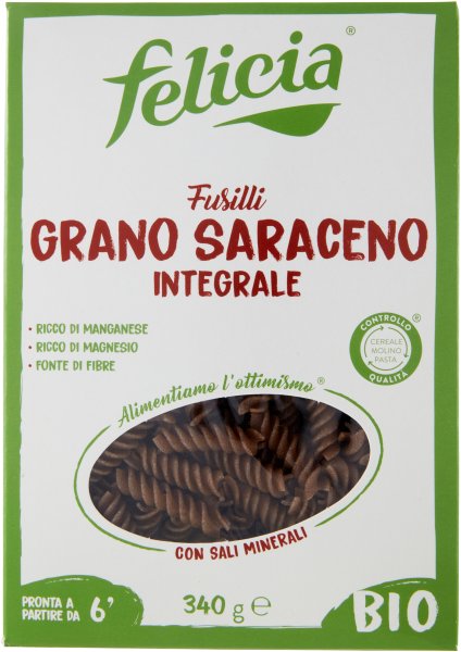 MAKARON FUSILLI DI GRANO SARACENO 340g - FELICIA