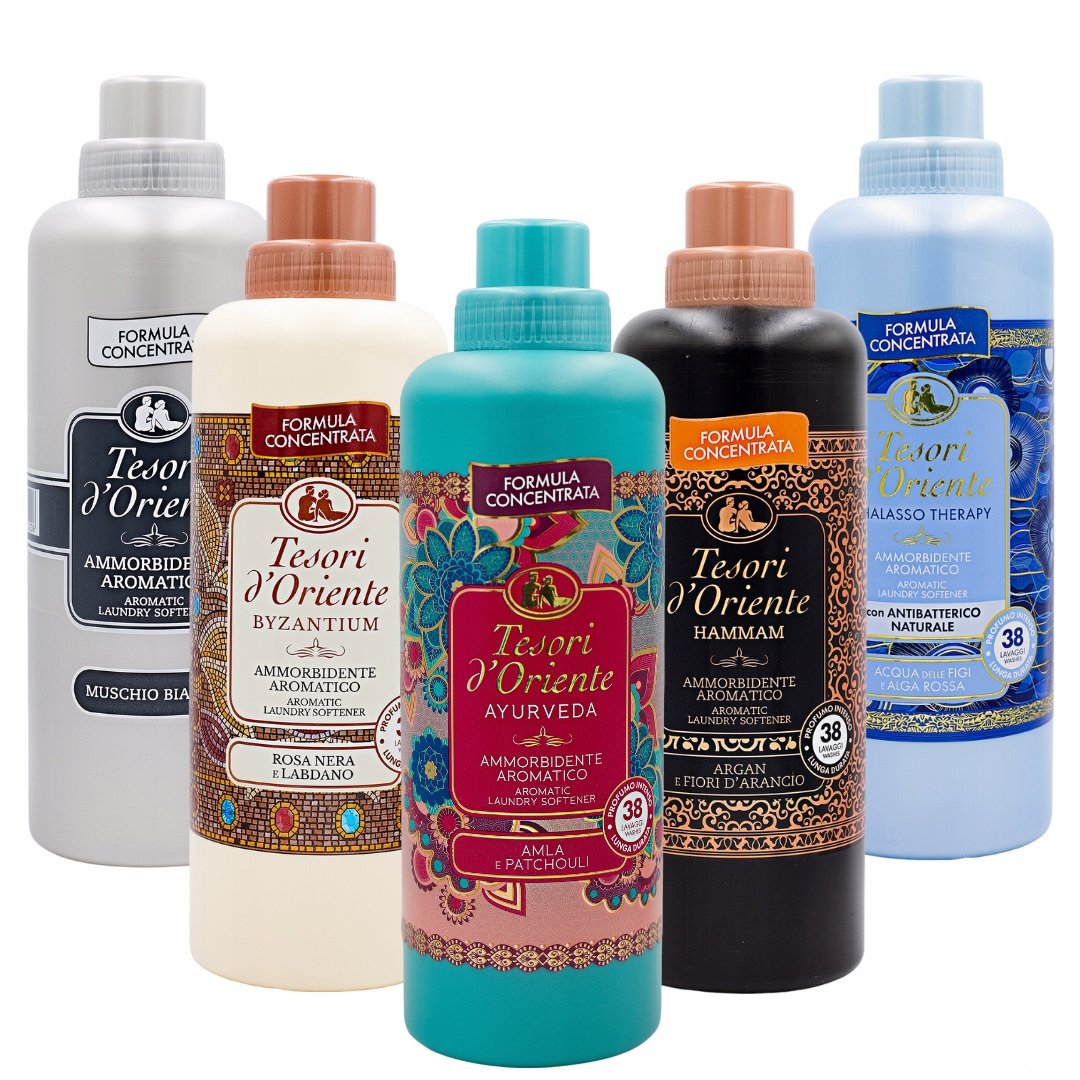 Tesori Zestaw 5 włoskich Płynów do płukania 