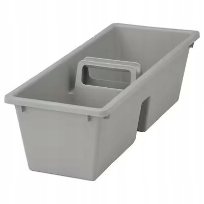 IKEA FANGGRODA Wkład z przegrodami, jasnoszary, 48x18x14 cm