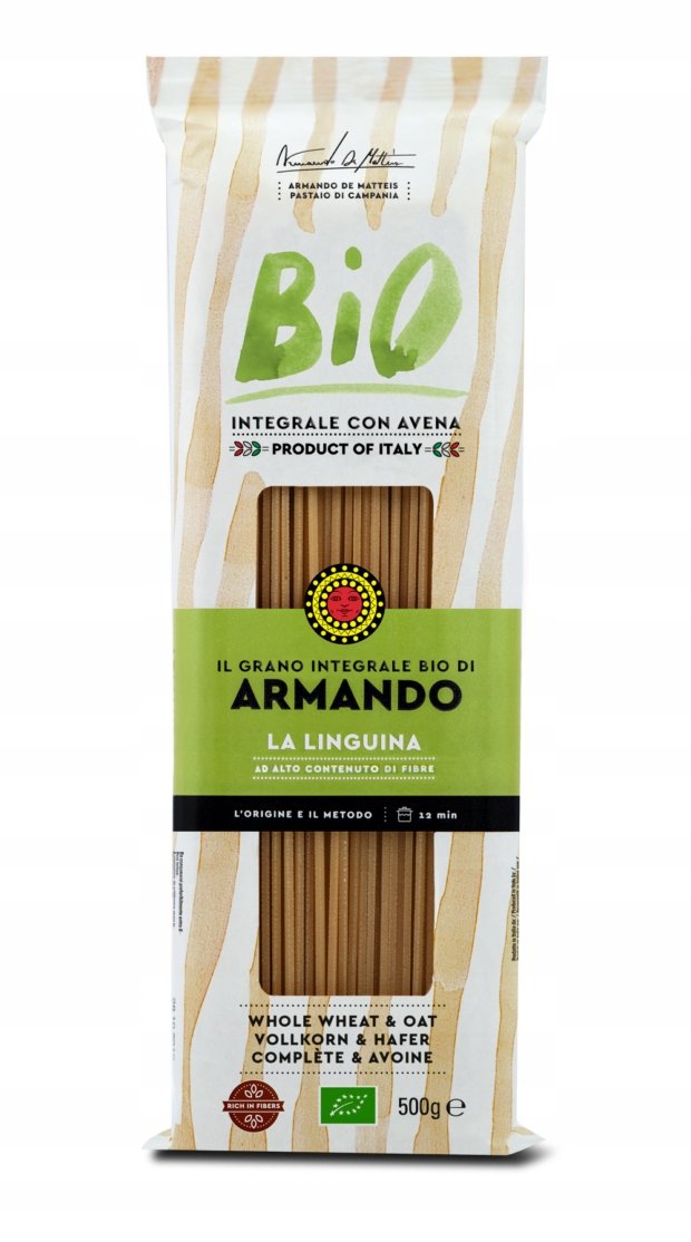 Spaghetti pełnoziarniste BIO integrali makaron Armando