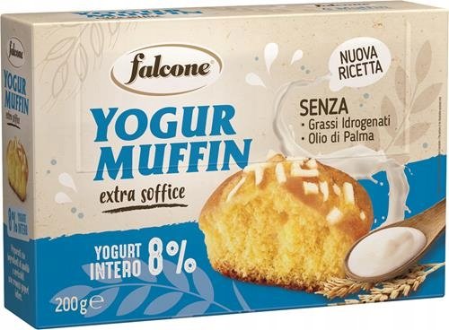 Babeczki muffiny jogurtowe Muffin Yogurt (4x50g) 200g - Falcone